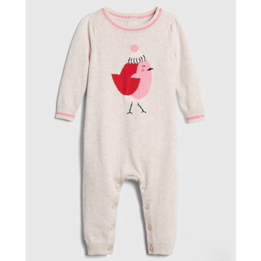 🍋 4/$20 Host Pick! GAP Baby Bird Sweater Onesie
